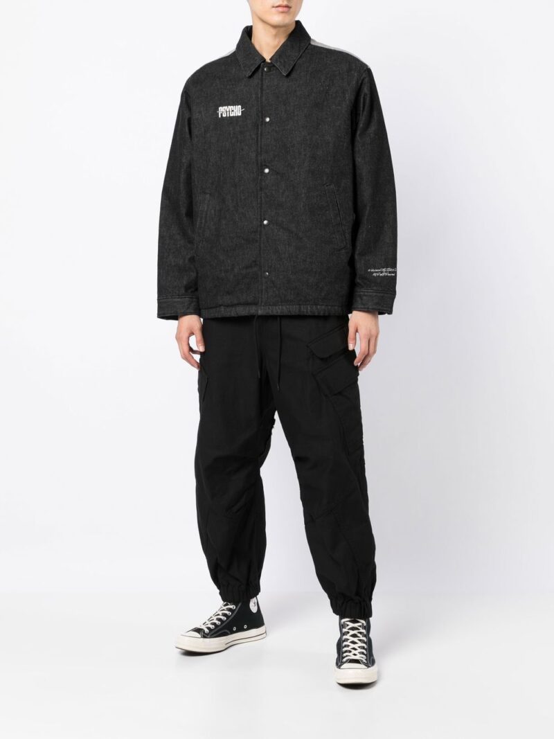 Undercover  x Psycho graphic-print denim shirt jacket