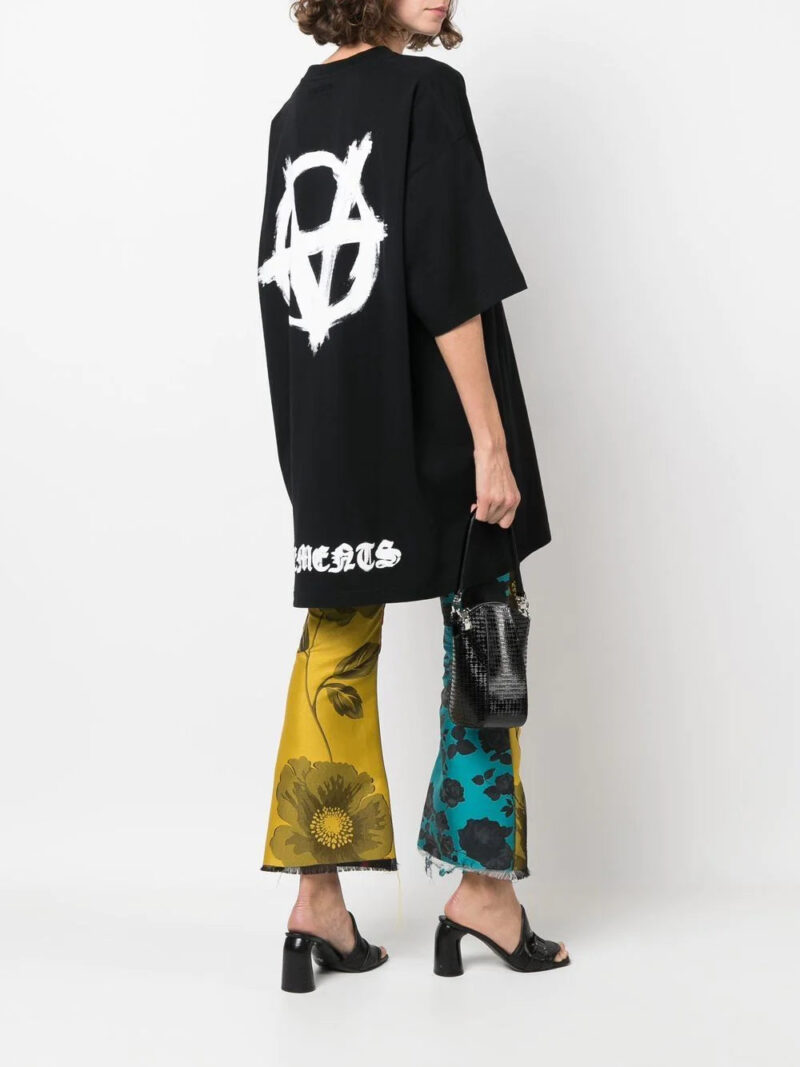 VETEMENTS  graphic-print oversized T-shirt