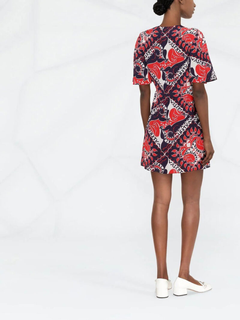 Valentino Garavani  Archive Manifesto A-line dress
