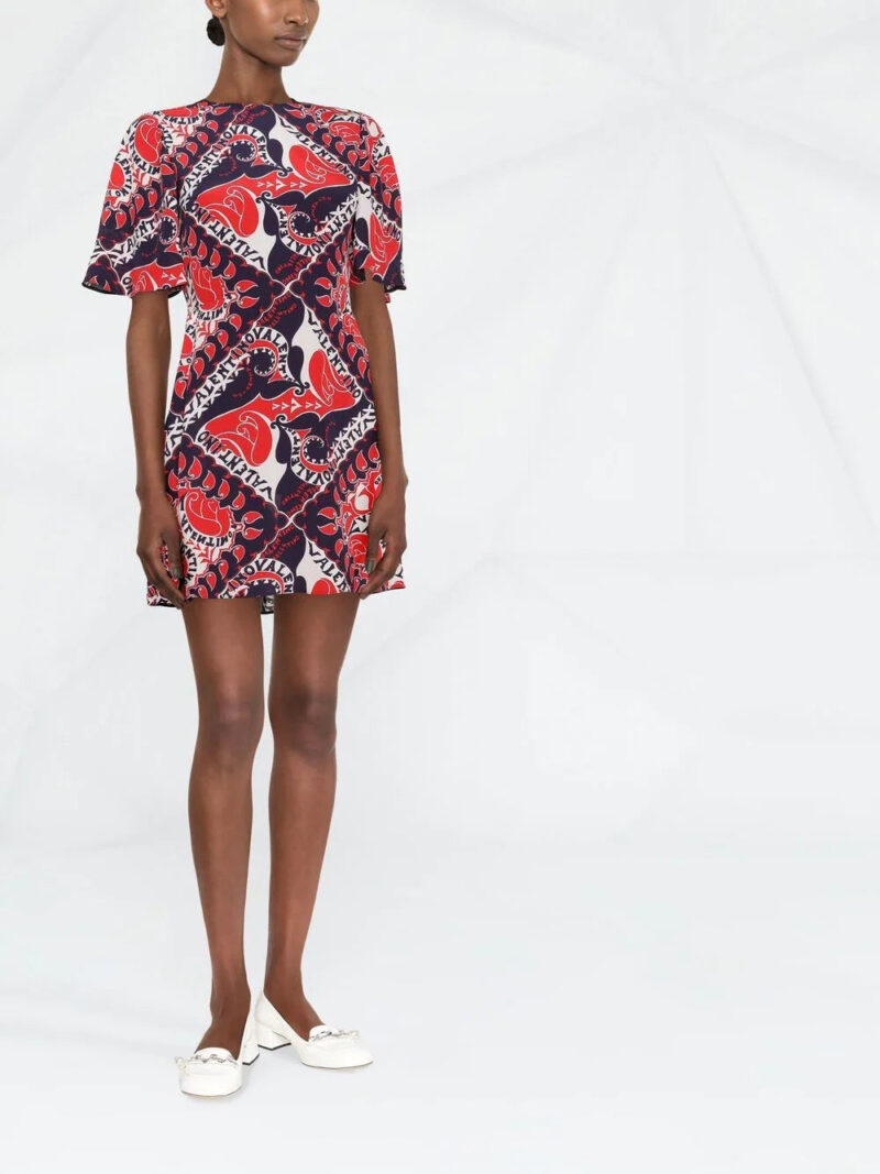 Valentino Garavani  Archive Manifesto A-line dress