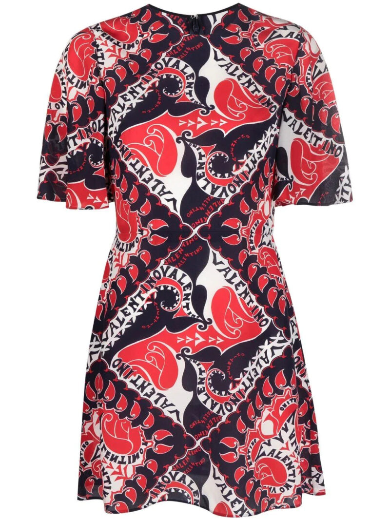 Valentino Garavani  Archive Manifesto A-line dress
