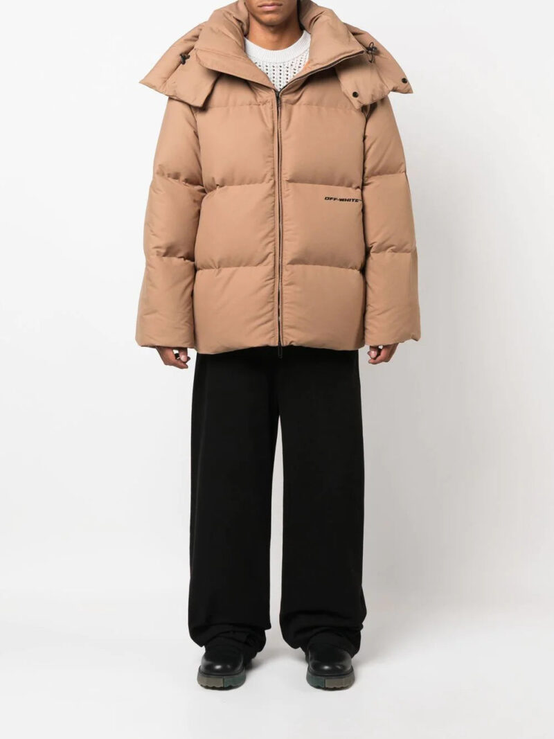 Off-White  Race canvas down padded jacket