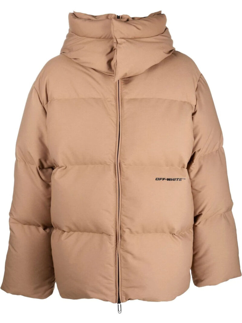 Off-White  Race canvas down padded jacket