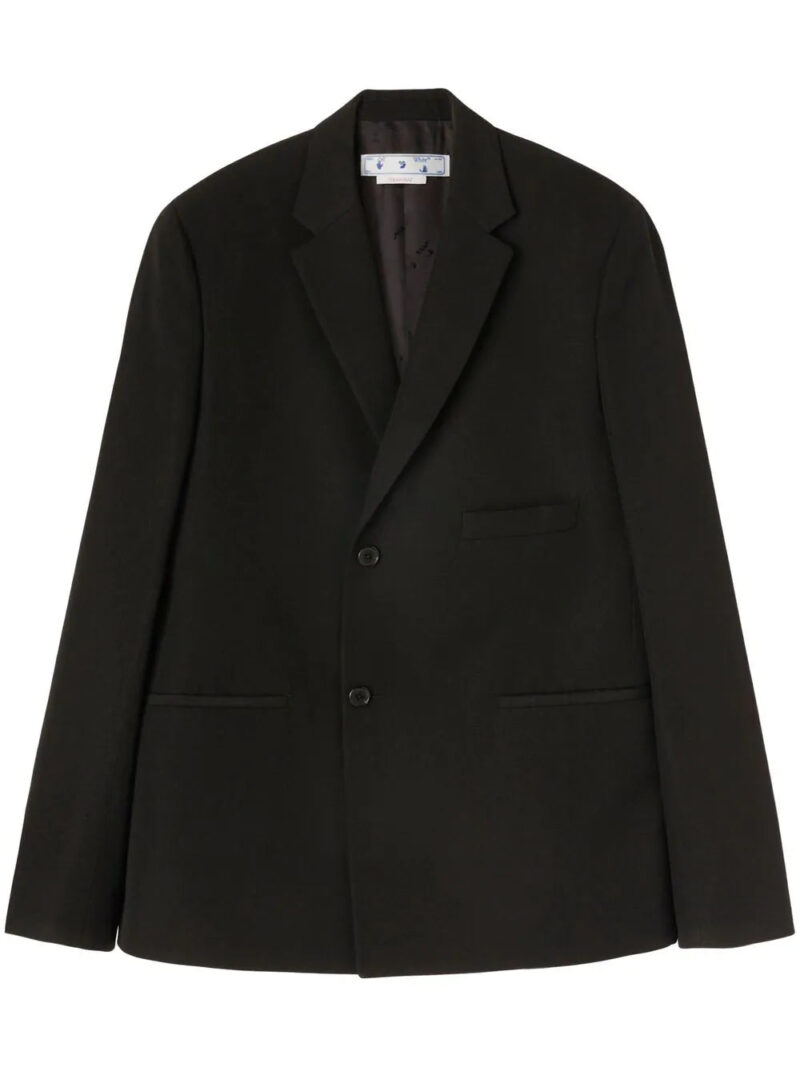 Off-White  single-breasted tailored blazer