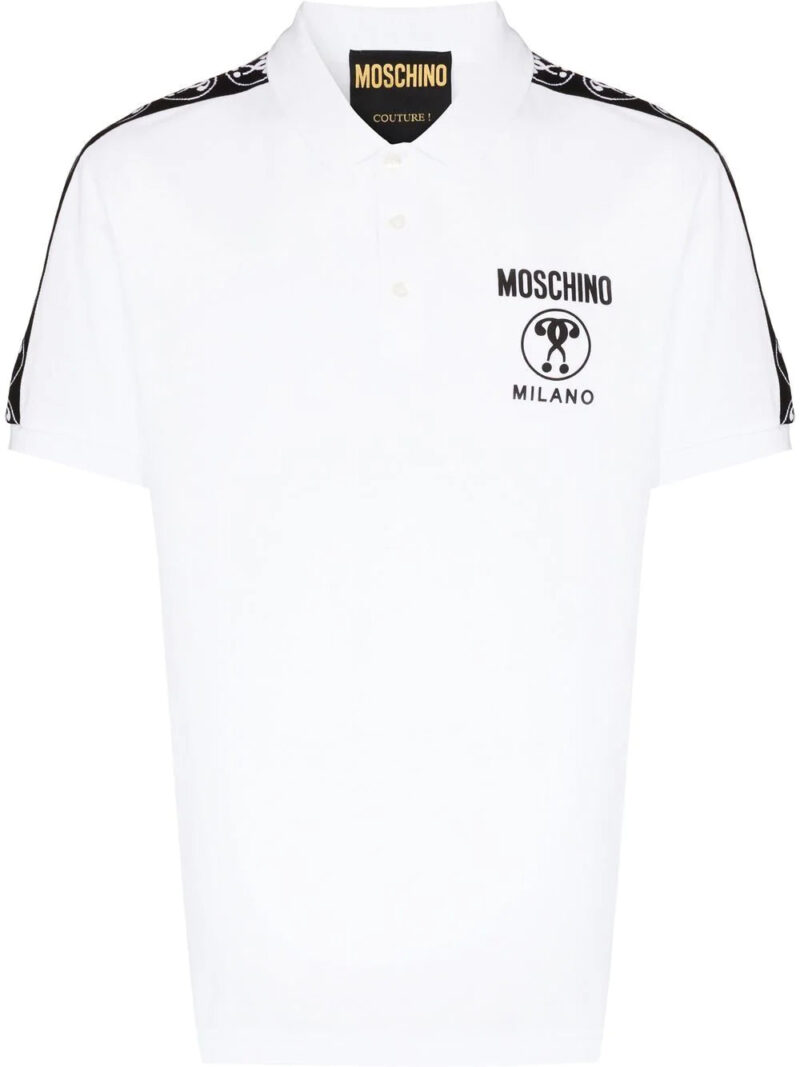 Moschino Double Question Mark polo shirt
