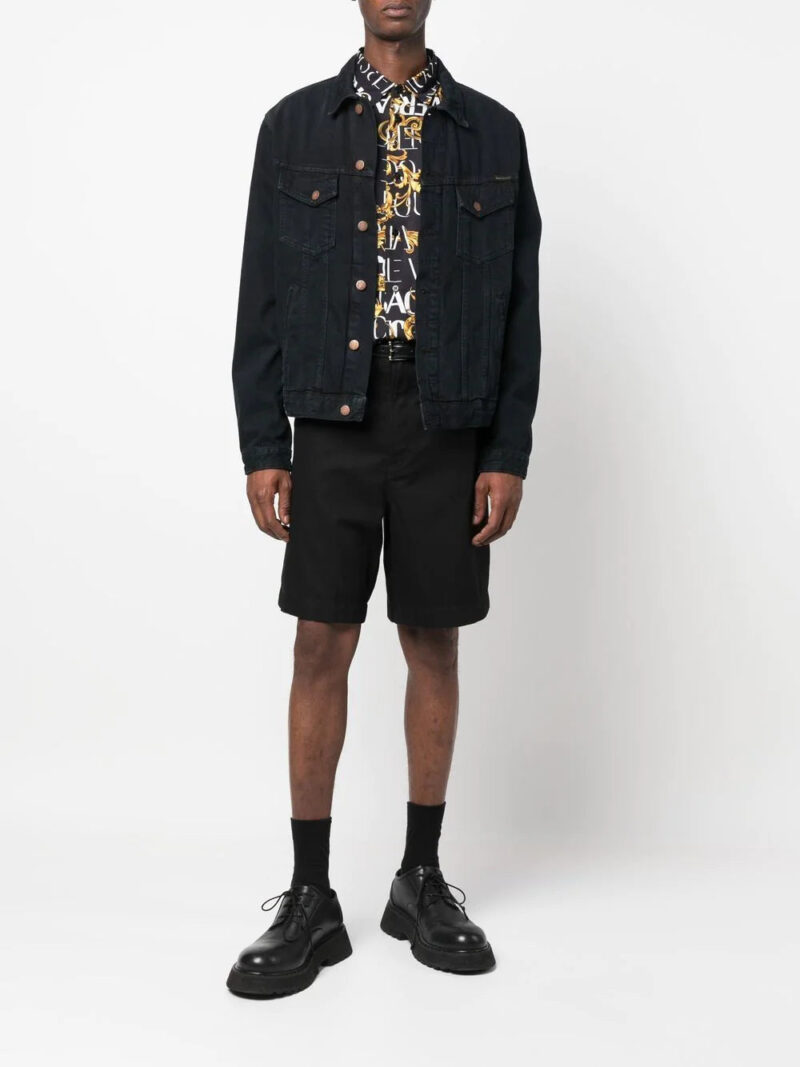 Versace monogram-baroque print shirt