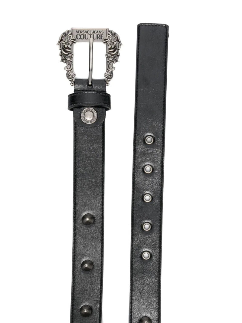 Versace Jeans Couture  logo buckle belt
