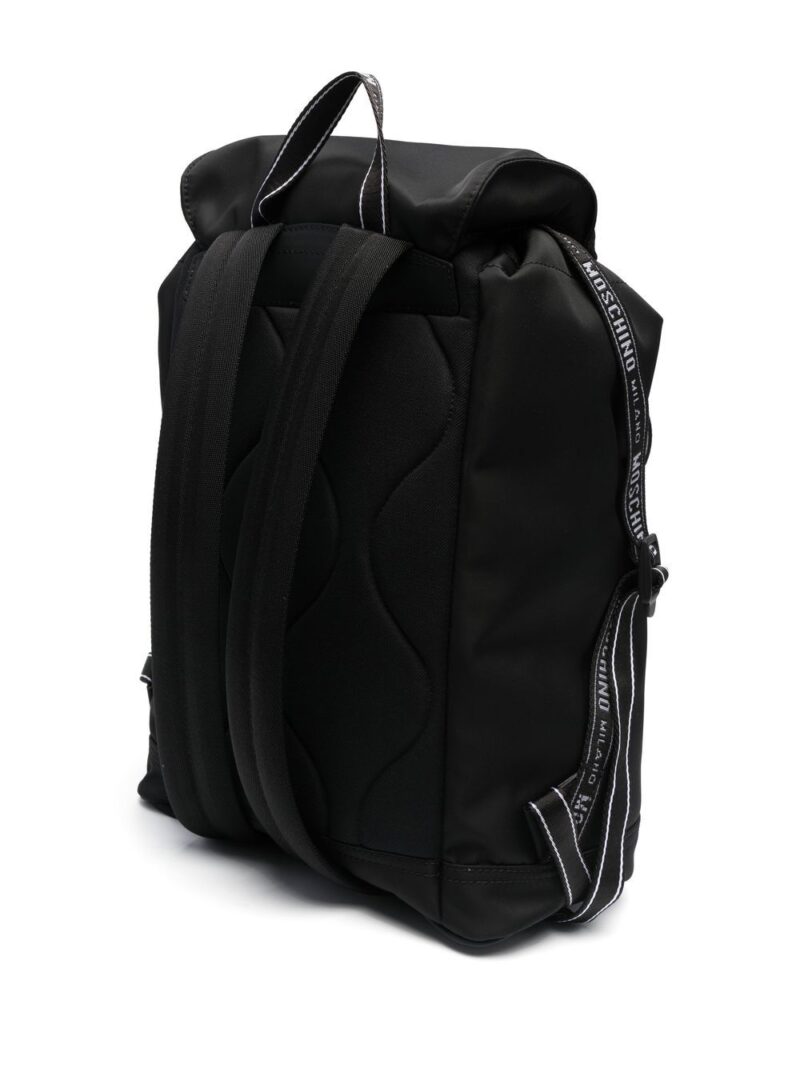 Moschino logo-print zip-up backpack