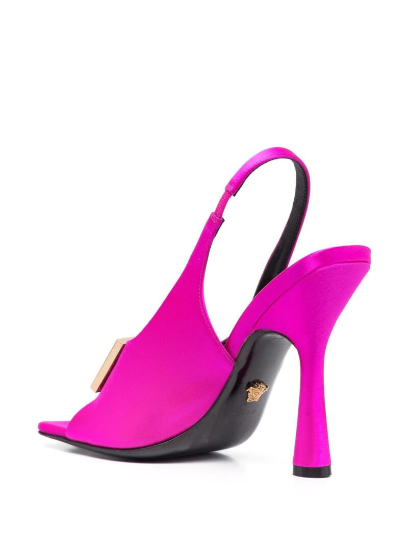Versace medusa-plaque slingback sandals