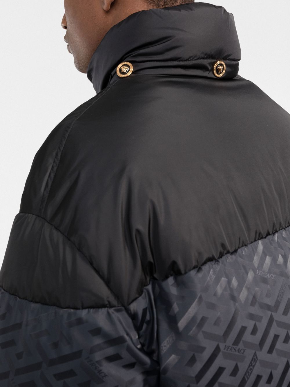 Versace La Greca puffer jacket - Image 5