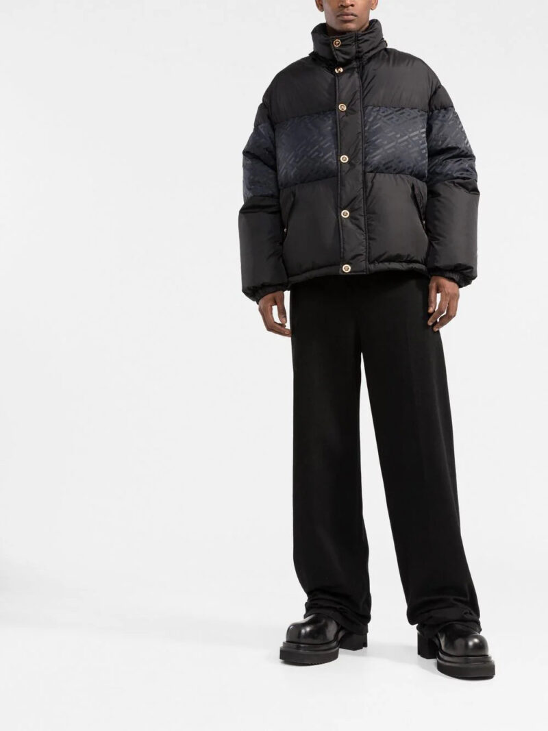 Versace  La Greca puffer jacket