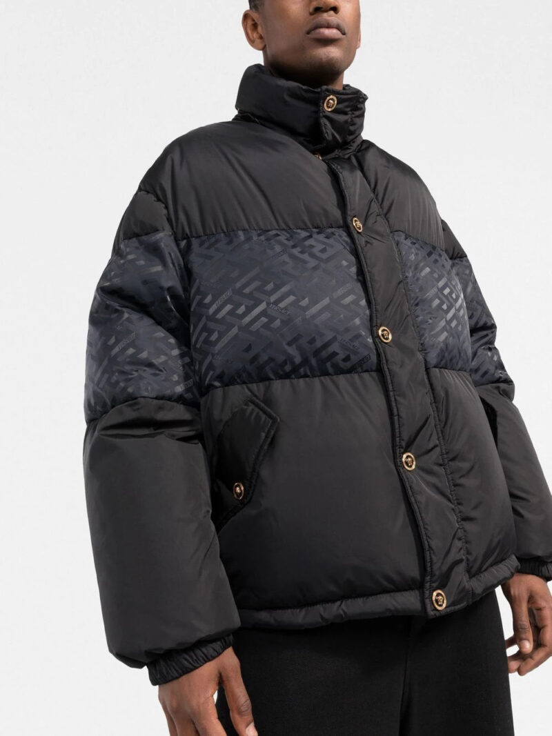 Versace  La Greca puffer jacket