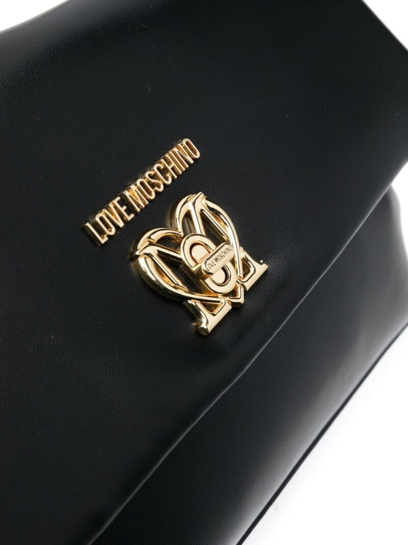 Moschino logo-plaque shoulder bag