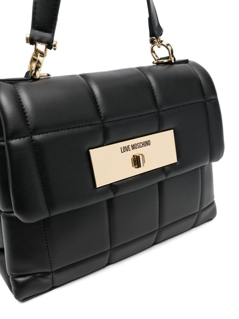 Moschino quilted top-handle bag