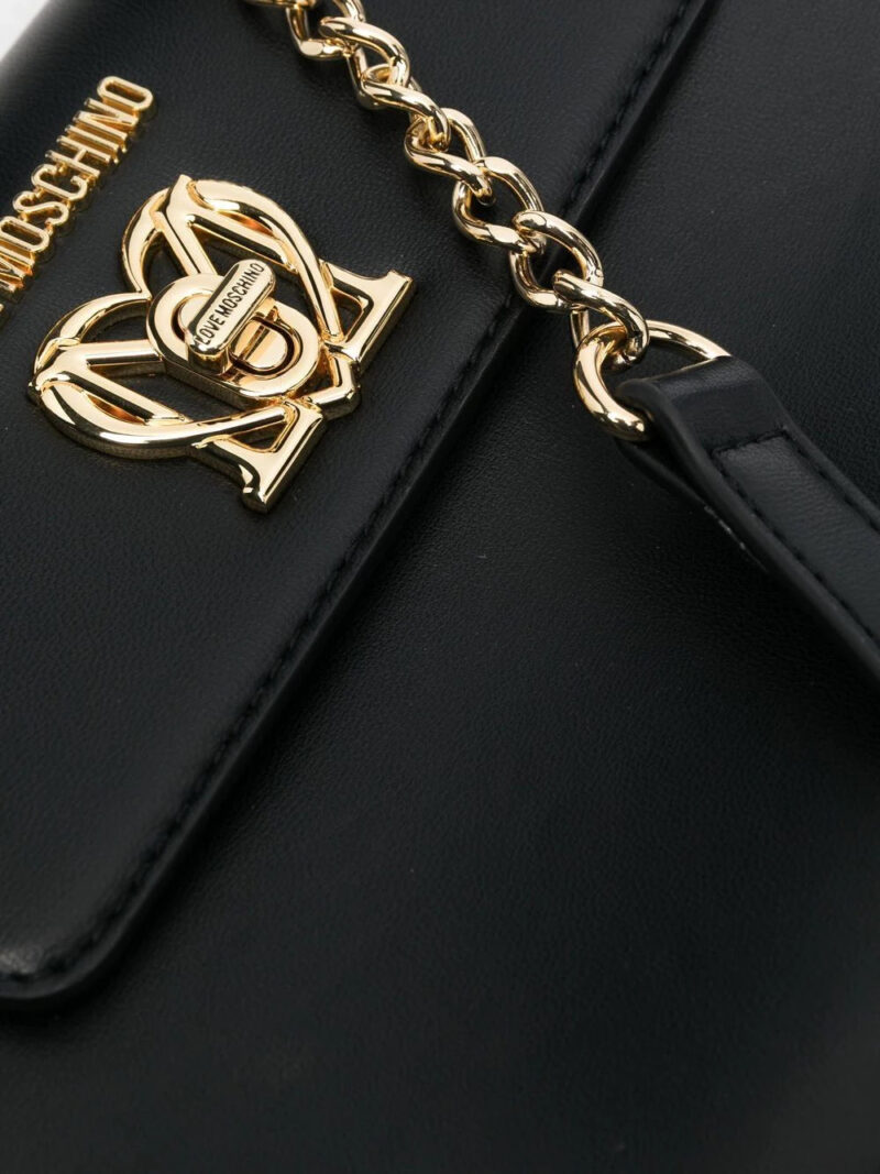 Moschino logo-plaque tote bag