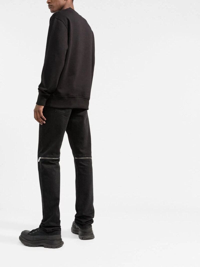 Versace Jeans Couture mirrored-style mismatch logo sweatshirt