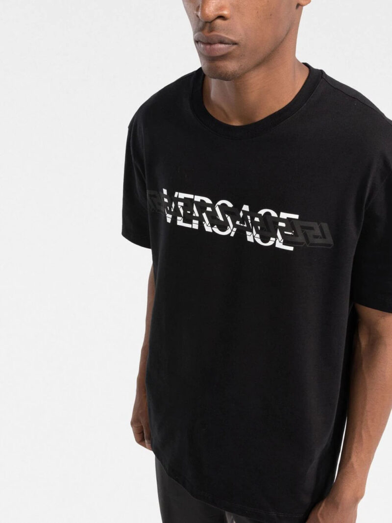 Versace logo-print crew-neck T-shirt