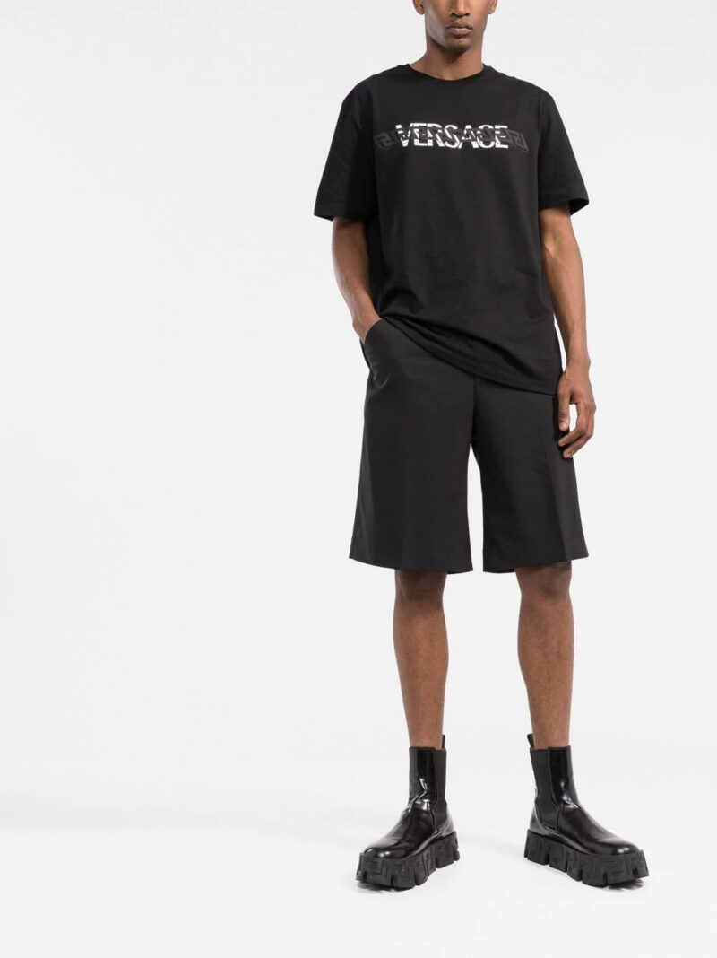 Versace logo-print crew-neck T-shirt