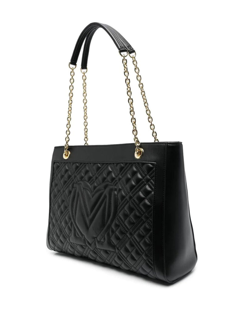 Moschino quilted faux-leather shoulder bag
