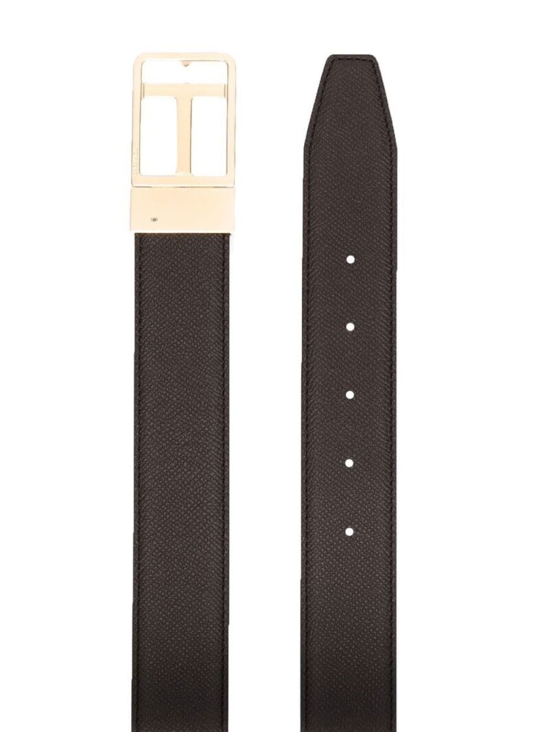 Tom Ford T-logo buckle reversible belt