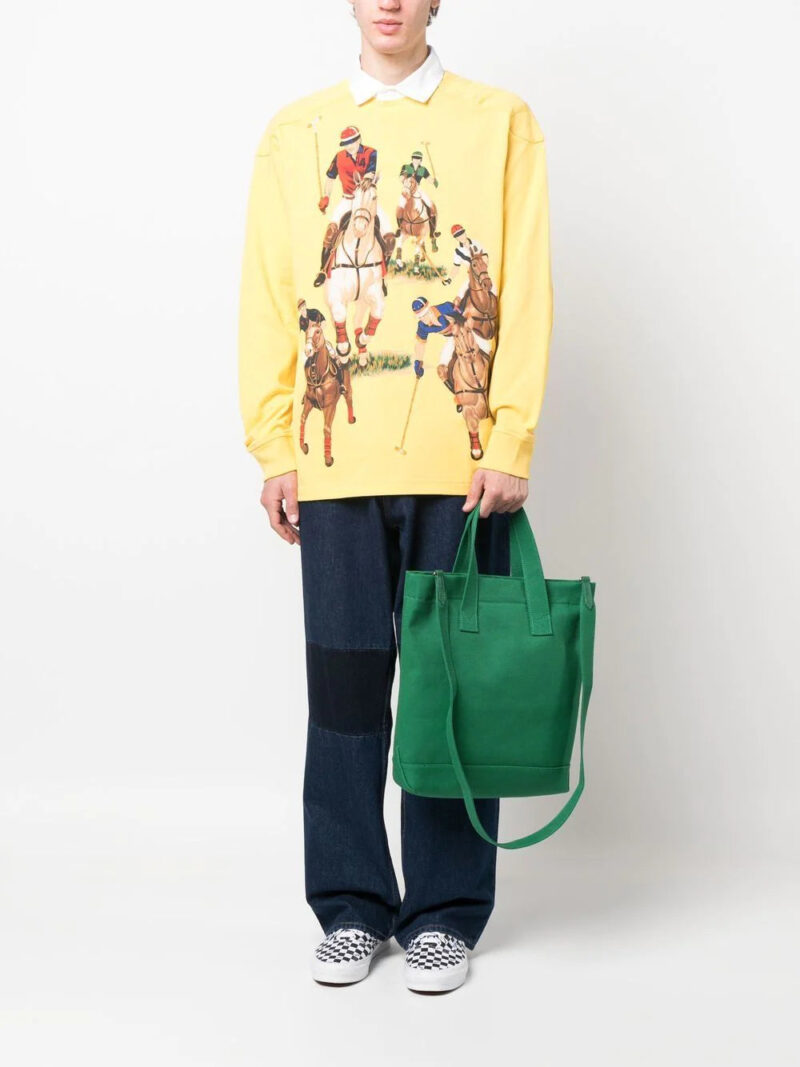 Polo Ralph Lauren graphic-print rugby shirt