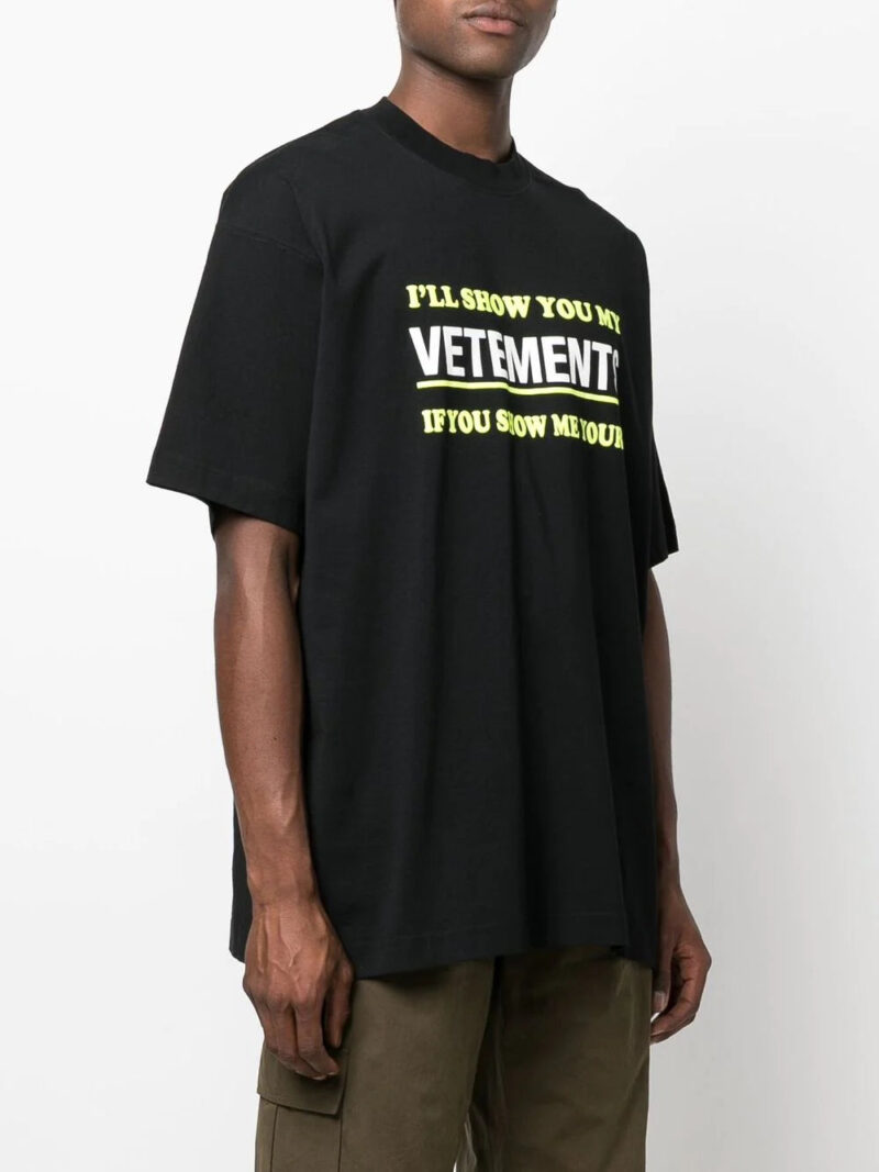 VETEMENTS  logo-print T-shirt
