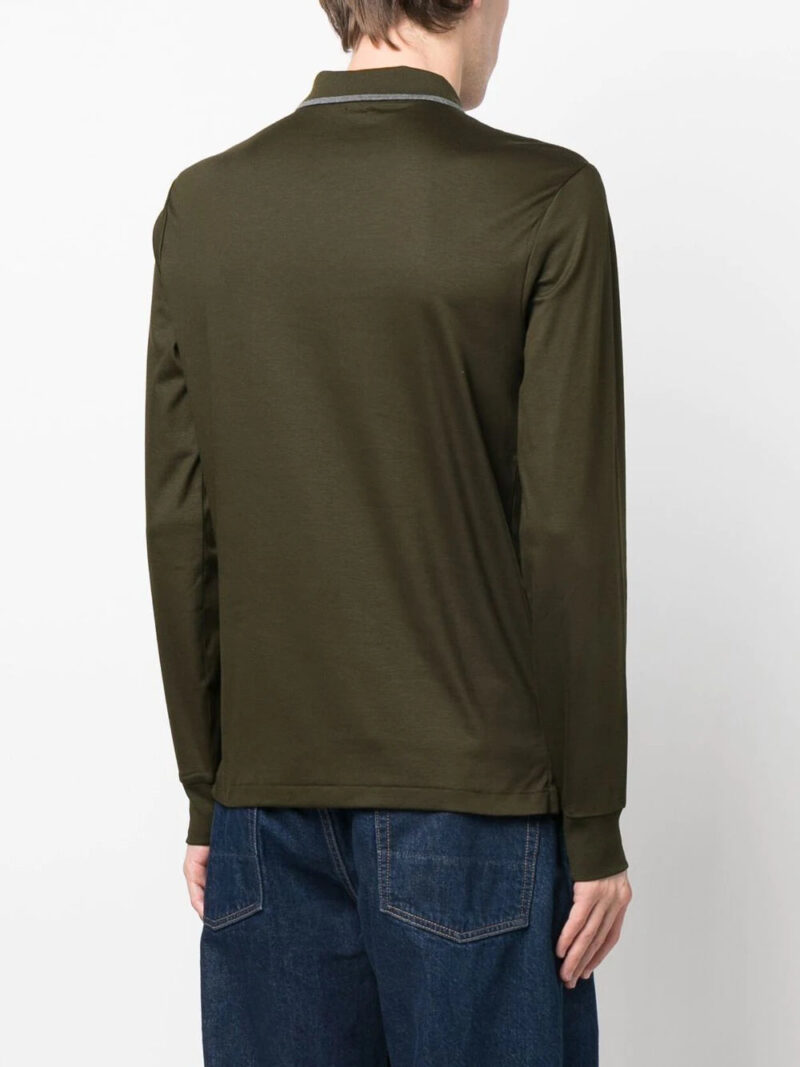 Polo Ralph Lauren logo-embroidered long-sleeved polo shirt