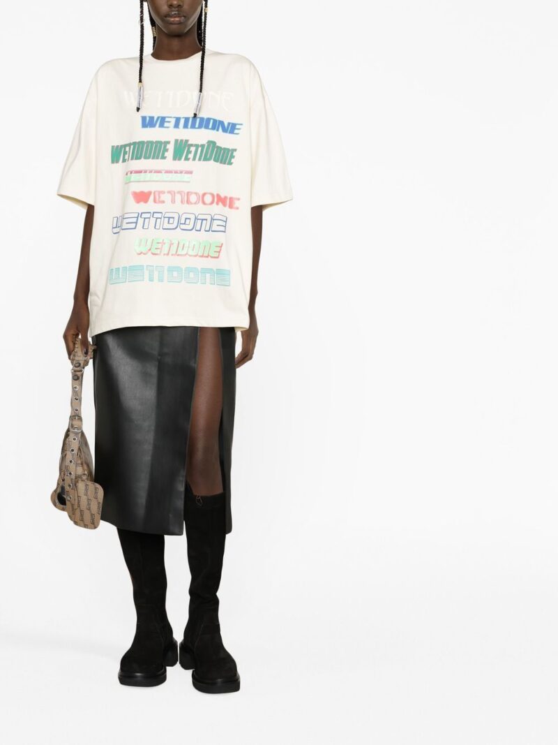 We11done logo print short-sleeve T-shirt