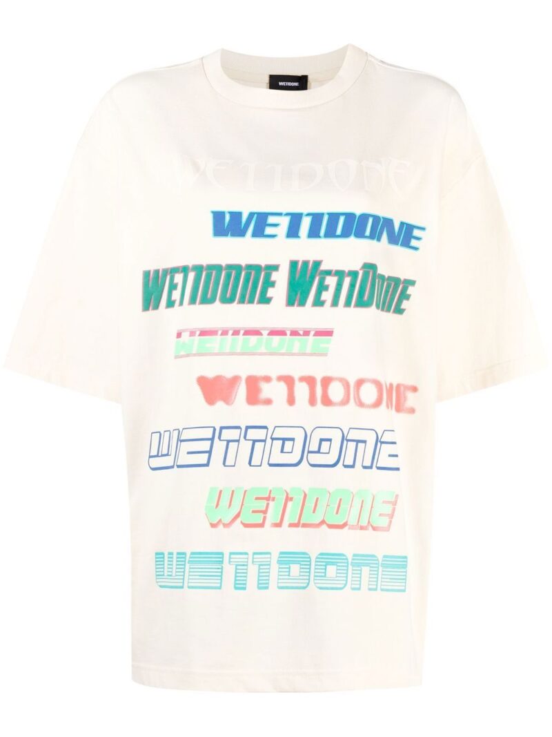 We11done  logo print short-sleeve T-shirt
