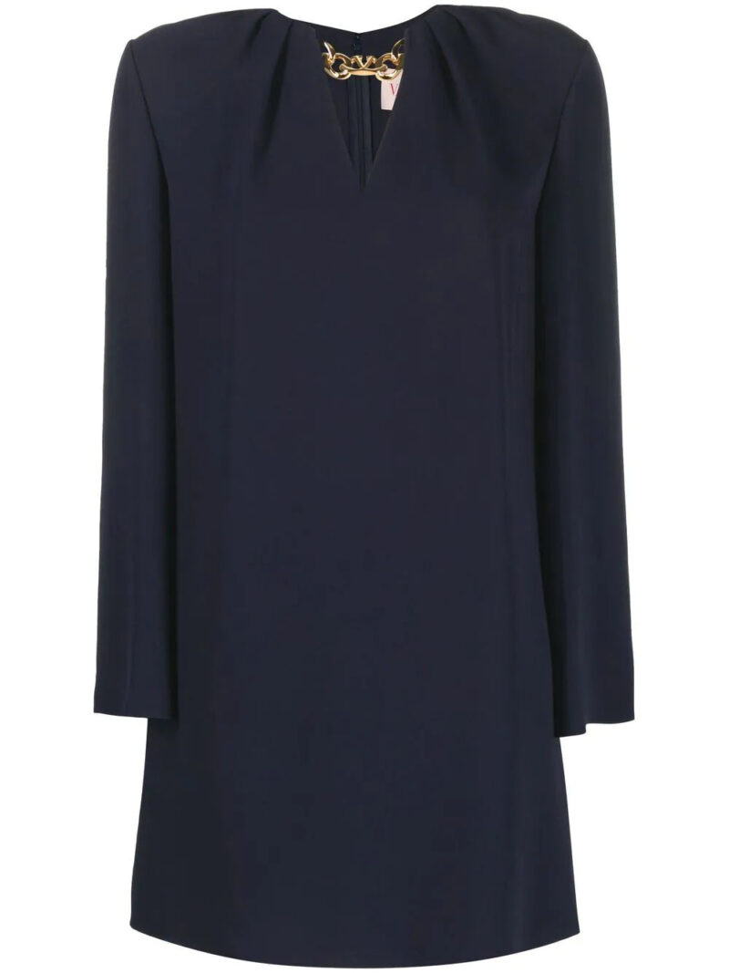 Valentino Garavani  VLogo chain shift dress