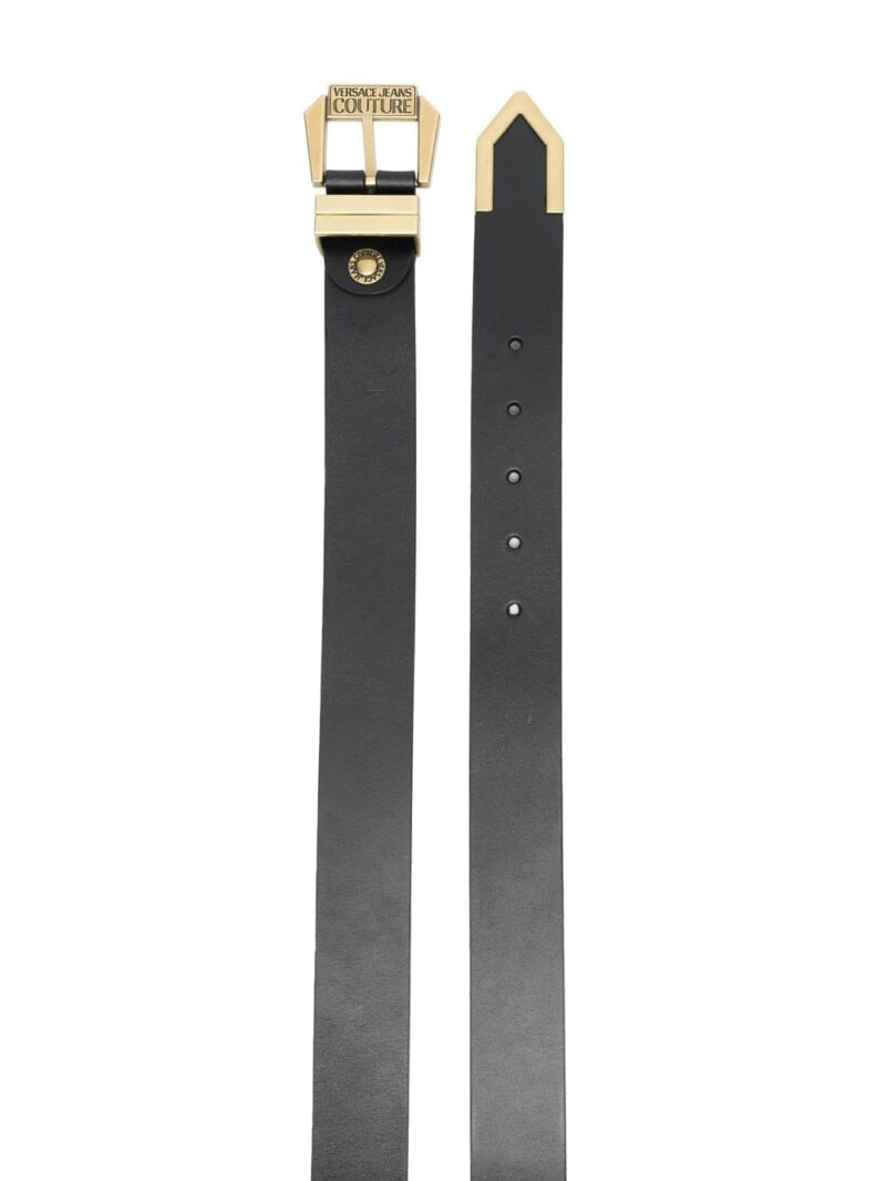 Versace decorative-buckle leather belt