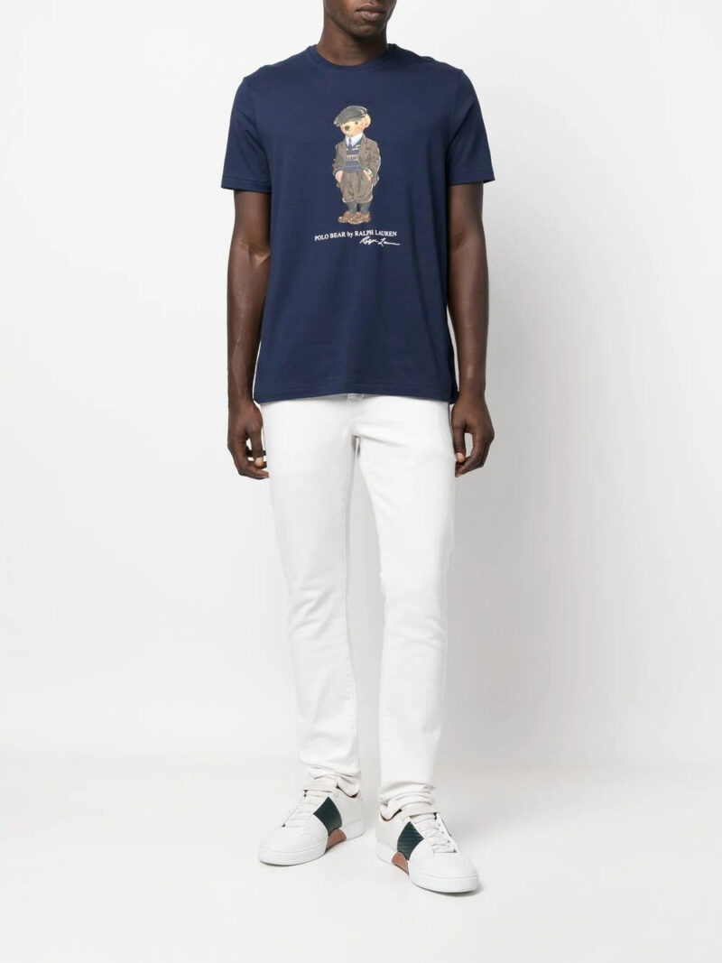 Polo Ralph Lauren teddy bear-print short-sleeved T-shirt