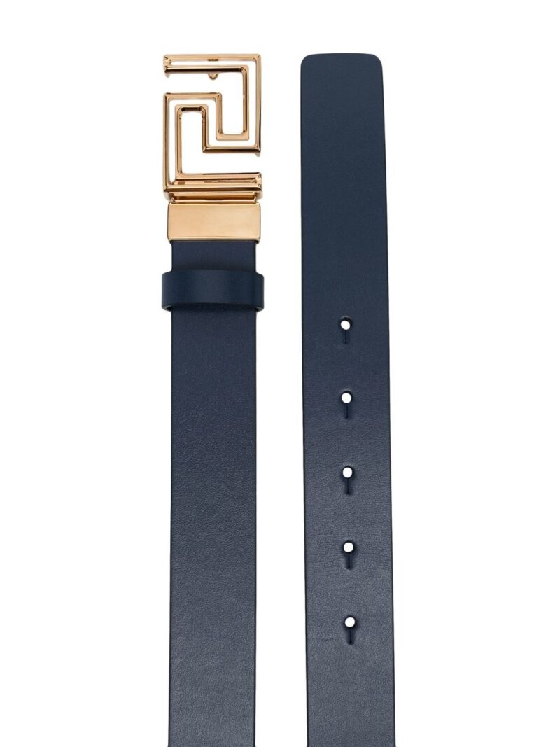 Versace Greca reversible leather belt