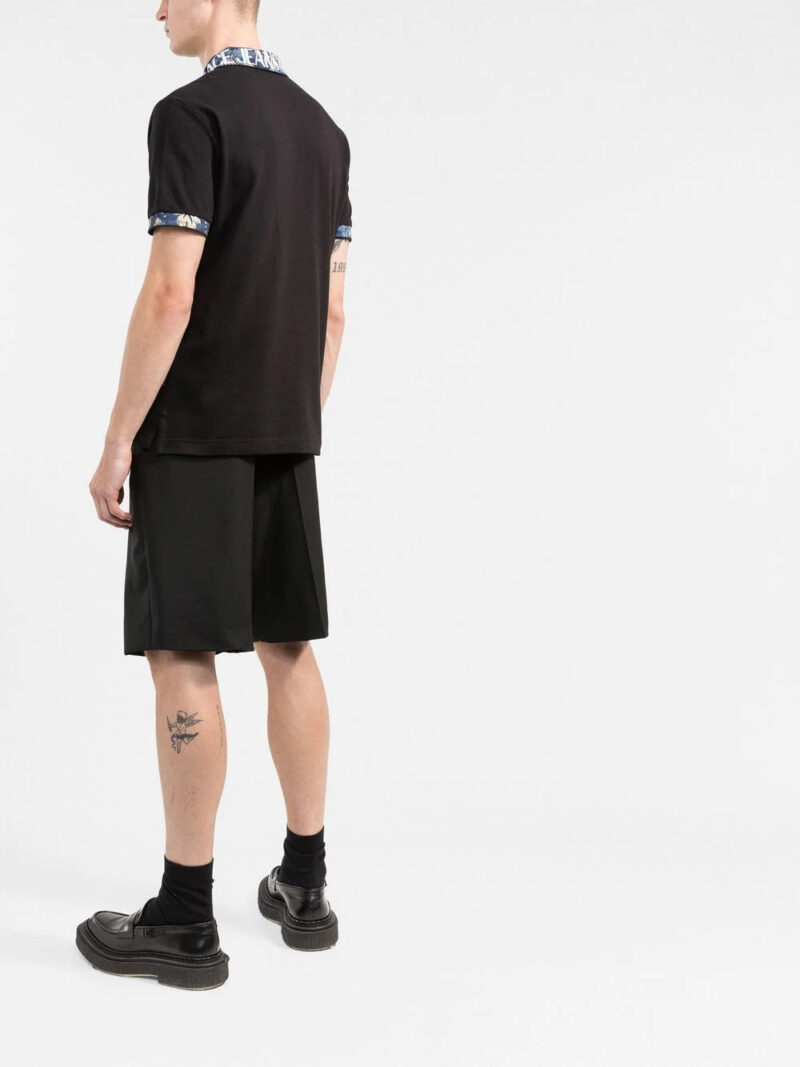Versace logo-collar polo shirt