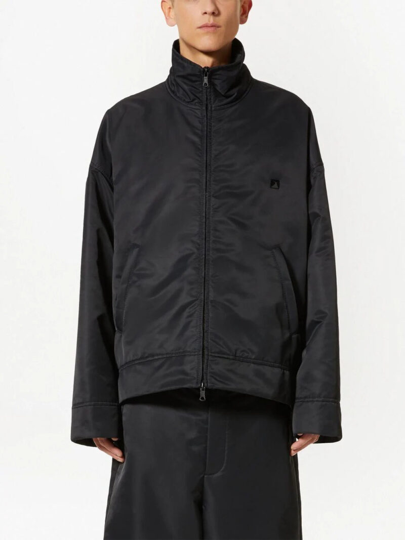 Valentino stud detail lightweight jacket