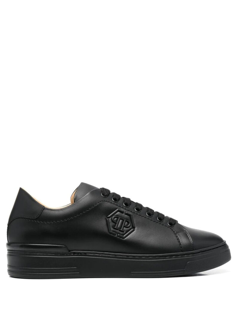 Phillip plein low-top leather sneakers