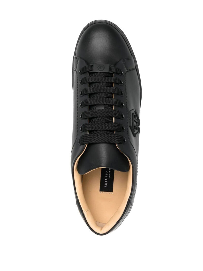 Phillip plein low-top leather sneakers