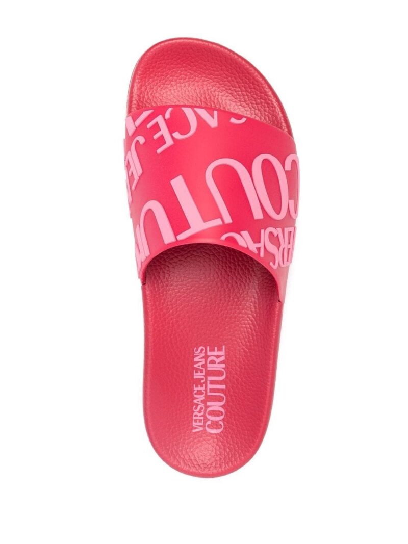 Versace Jeans Couture  logo-print beach sliders