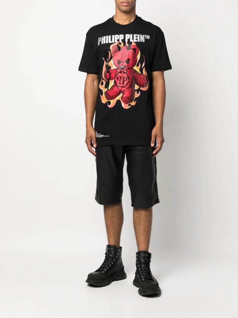 Phillip plein SS Teddy Bear graphic logo-print T-shirt