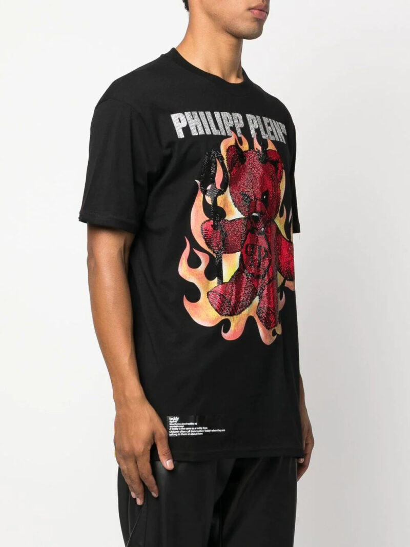 Phillip plein SS Teddy Bear graphic logo-print T-shirt