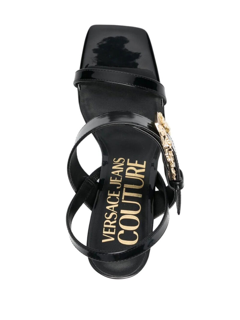 Versace buckle-fastening heeled sandals
