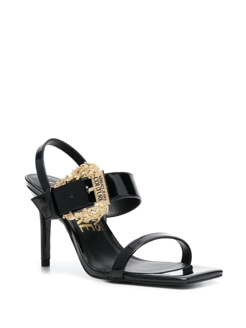 Versace buckle-fastening heeled sandals