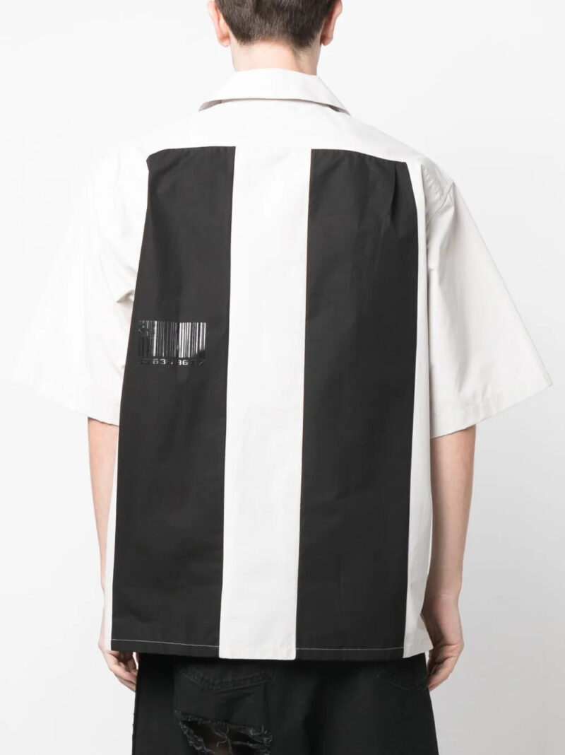 VETEMENTS  two-tone bowling shirt