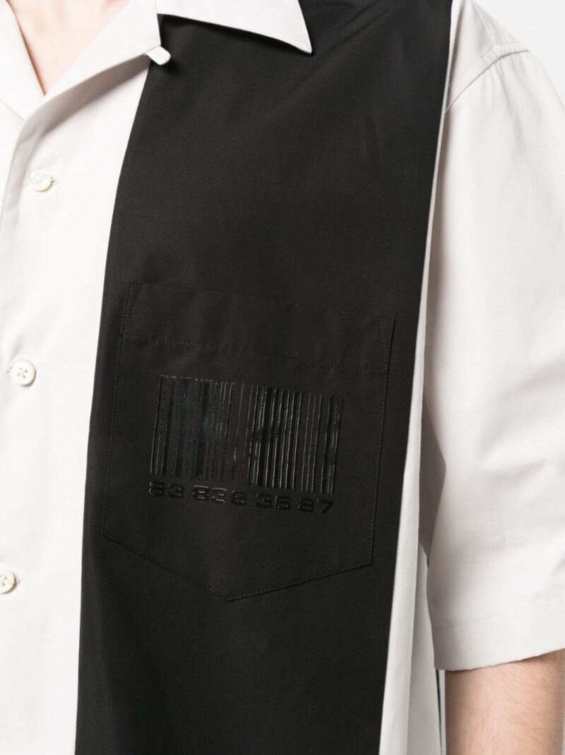 VETEMENTS  two-tone bowling shirt