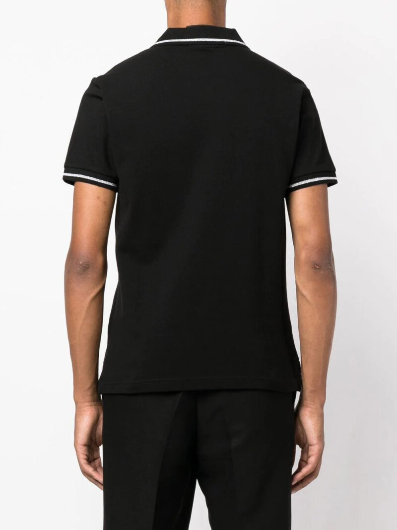 Versace logo-print short-sleeve polo shirt