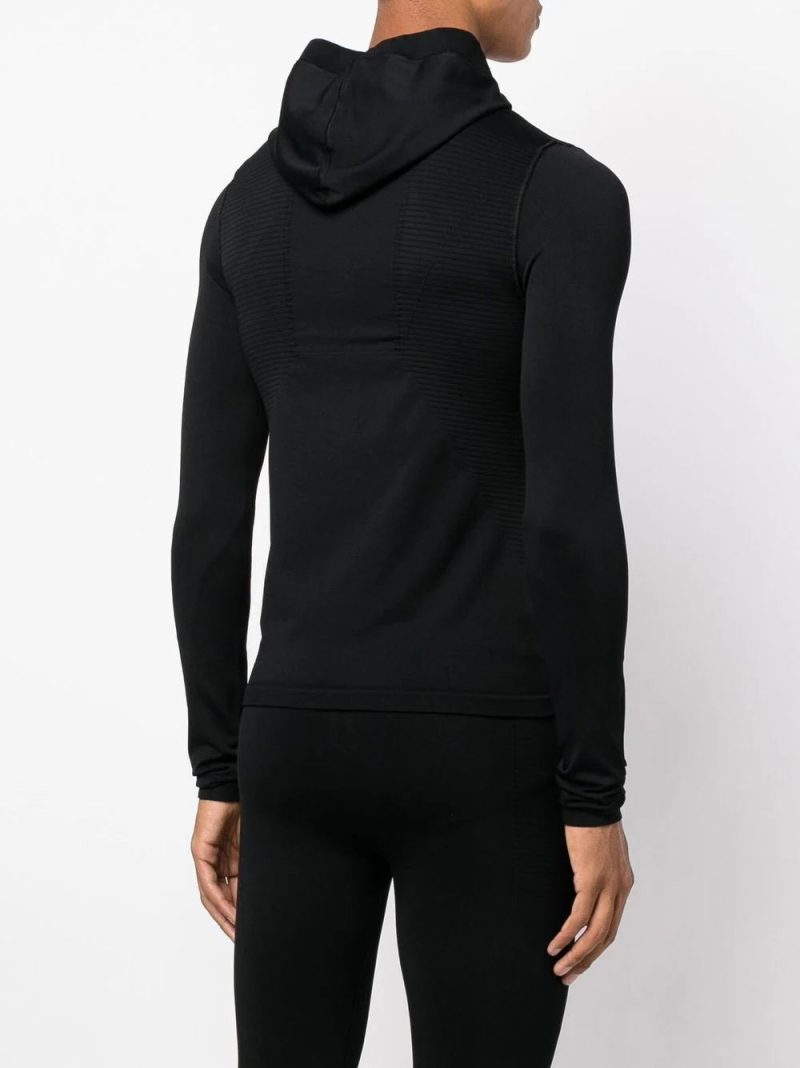 Rick Owens  fitted zip-up hoodie