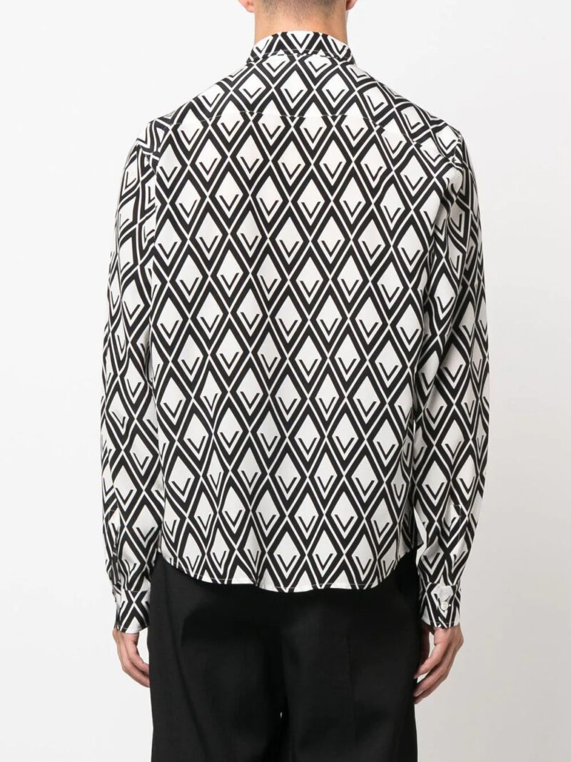 Valentino  graphic-print long-sleeve shirt