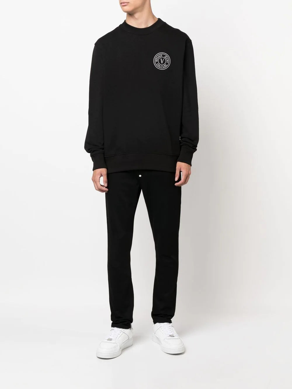 Versace Jeans Couture logo-patch sweatshirt - Image 2