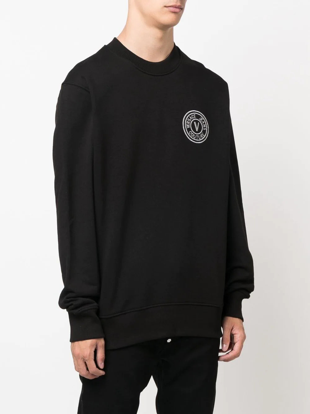 Versace Jeans Couture logo-patch sweatshirt - Image 3