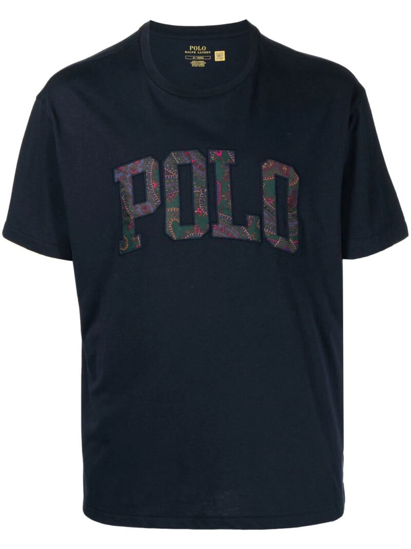 Polo Ralph Lauren paisley logo-print T-shirt